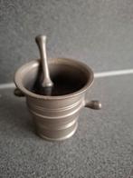 Vijzel van tin, 5 1/2 cm hoog, Ophalen of Verzenden