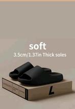 Slippers zwart met doos nooit gebruikt, Kleding | Heren, Schoenen, Verzenden, Nieuw, Zwart, Slippers