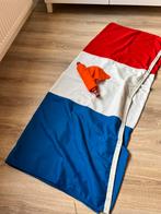 Nederlandse vlag GROOT 200x135 + wimpel, Diversen, Vlaggen en Wimpels, Ophalen of Verzenden, Zo goed als nieuw