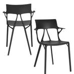 2x Kartell Ai Philippe Starck .       Samen €175,-., Ophalen, Philippe Starck, Kunststof, Twee