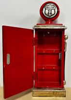 Route 66 sleutelkast van hout rood benzinepomp kast deco, Huis en Inrichting, Kasten | Lockerkasten, Info@deconoord.nl, Deco Noord