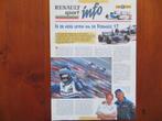Renault Sport Info (nr. 6 1996) F1, WK-rally, toerwagens, Ophalen of Verzenden, Nieuw, Renault