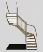 Trap met dubbel kwart, Doe-het-zelf en Verbouw, Ladders en Trappen, Ophalen, 2 tot 4 meter