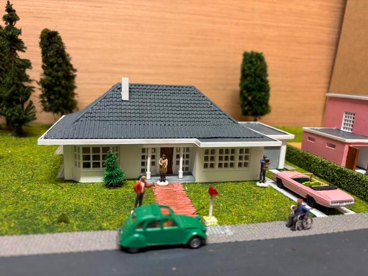 Flodder huis H0 1.87, Hobby en Vrije tijd, Modeltreinen | H0, Nieuw, Brug, Tunnel of Gebouw, Gelijkstroom of Wisselstroom, Overige merken