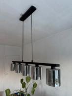 Moderne hanglamp |  5  smoke lampen – industrieel design, Ophalen, Zo goed als nieuw, Glas, Minder dan 50 cm