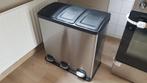 Prullenbak pedaalemmer voor afvalscheiding recycling, Ophalen, Gebruikt, Met pedaal, 50 tot 75 cm