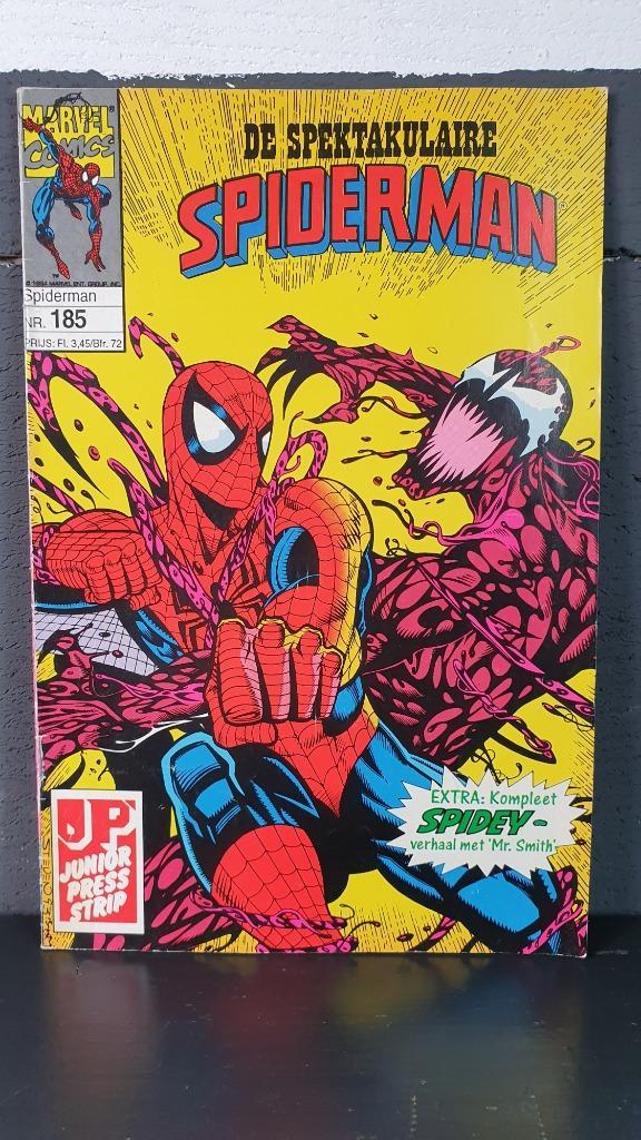De Spektakulaire Spiderman nr. 185, Junior Press 1995. 7A11, Boeken, Strips | Comics, Gelezen, Eén comic, Ophalen of Verzenden