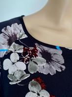 J521 Yaya maat 36/38=S/M jurk jurkje zwart/blauw/wit/bruin, Kleding | Dames, Zwart, Ophalen of Verzenden, Zo goed als nieuw, Knielengte