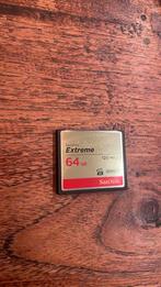 Sandisk 64gb compact flash (CF) geheugenkaart, Audio, Tv en Foto, Fotografie | Geheugenkaarten, Nieuw, Ophalen of Verzenden, 64 GB