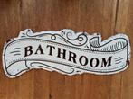Bathroom metalen wandbord - Badkamer bord, Huis en Inrichting, Woonaccessoires | Tekstborden en Spreuken, Nieuw, Ophalen of Verzenden