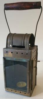 Antieke Messing Trein Spoorwegen Lantaarn Noodpakket Lamp, Verzenden