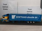Eemtrans Scania 143M/470 2 as Trekker met 3 as Schuifzeileno, Hobby en Vrije tijd, Modelauto's | 1:50, Ophalen of Verzenden, Nieuw
