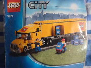 Lego City 3221 Vrachtwagen - Zonder doos, stickers missen beschikbaar voor biedingen