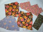 5 restlapjes vintage stof voor maar 1 euro #3, Ophalen of Verzenden, Nieuw, Minder dan 30 cm, Minder dan 30 cm