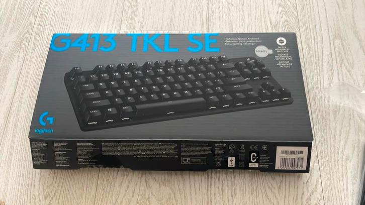 Logitech G413 TKL SE Gaming Toetsenbord, Computers en Software, Toetsenborden, Nieuw, Qwerty, Bedraad, Gaming toetsenbord, Ophalen