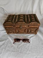 Houten Tramp Art kist, Antiek en Kunst, Ophalen of Verzenden