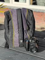 Nikon D80 + Nikkor 18-105 VR lens + batterijgrip, Ophalen of Verzenden, Gebruikt, Rugtas, Overige merken