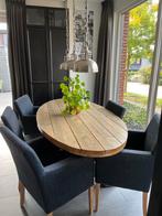 Ovaal Eettafelblad 200x100 cm, Huis en Inrichting, Tafels | Eettafels, Ophalen, Gebruikt, 50 tot 100 cm, 150 tot 200 cm