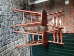 Barkrukken hout, 2 stuks, Ophalen of Verzenden, Gebruikt, Hout, 90 cm of meer