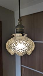 Hanglampje kristal, Huis en Inrichting, Lampen | Hanglampen, Antiek, Gebruikt, Ophalen of Verzenden, Glas