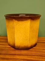Grote Vintage West Germany Bloempot Keramiek Plantenbak, Rond, Ophalen of Verzenden, Zo goed als nieuw, Minder dan 25 cm