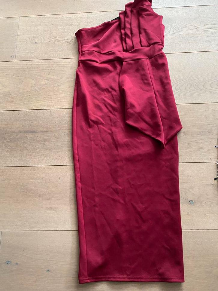 Elegante Galajurk Off Shoulder met Split, Kleding | Dames, Carnavalskleding en Feestkleding, Zo goed als nieuw, Kleding, Overige thema's