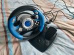 PS2 Stuurwiel met Pedalen - Piranha xtreme, Spelcomputers en Games, Ophalen of Verzenden