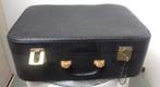 Vintage reis toilet grime koffer reisset toilettas ±1960, Ophalen of Verzenden, Zo goed als nieuw, Zwart, Met spiegeltje(s)
