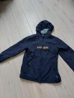 Napapijri jas, Dunne winterjas.  Donker blauw 162 - 14, Kinderen en Baby's, Ophalen, Jongen, Jas