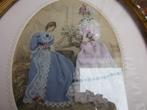 Prachtige lijst met prent la mode illustree, Ophalen of Verzenden