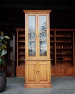 Hoge smalle notariskast | Engels kantoor | Buffetkast #2084, Antiek en Kunst, Antiek | Meubels | Kasten, Ophalen of Verzenden