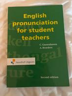 English Pronunciation for Student Teachers, Boeken, C. Gussenhoven, Zo goed als nieuw, Alpha, HBO