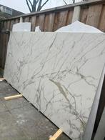 WIT CALACATTA MARMER KERAMISCHE TEGEL SLAB 320 CM X 160 CM!!, Doe-het-zelf en Verbouw, Tegels, Ophalen, 60 cm of meer, Nieuw, 10 m² of meer