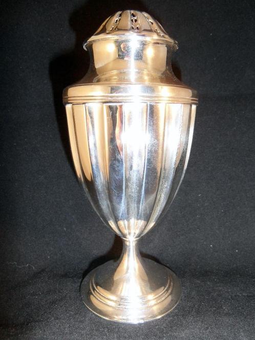 antiek zilveren Tafelstrooier UK Londen 1907 / 1908, Antiek en Kunst, Antiek | Goud en Zilver, Zilver, Ophalen of Verzenden