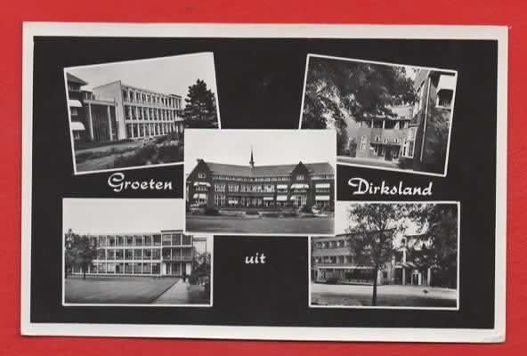 Dirksland (Z.H.- Goeree Overflakkee) - 5-luik - 1966, Verzamelen, Ansichtkaarten | Nederland, Ophalen of Verzenden, 1960 tot 1980