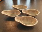 4 keramiek zachtgroen visschaaltjes sushi bakjes, Huis en Inrichting, Keuken | Servies, Ophalen of Verzenden