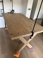 Steigerhouten eettafel, Huis en Inrichting, Tafels | Eettafels, Zo goed als nieuw, Vijf personen of meer, 150 tot 200 cm, Rechthoekig