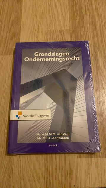 Mr. A.M.M.M. van Zeijl - Grondslagen Ondernemingsrecht beschikbaar voor biedingen