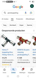 Henco/Uponor Koppelingen,, Doe-het-zelf en Verbouw, Overige materialen, Overige typen, Nieuw, Minder dan 2 meter