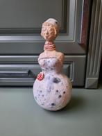 KERAMIEK VROUW met ROOS, Ophalen of Verzenden