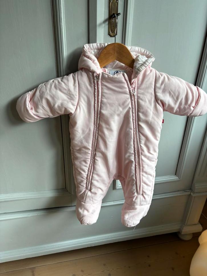 Zo goed als nieuw! Petit Bateau skipak meisje 56 (54cm) roze, Kinderen en Baby's, Babykleding | Maat 56, Zo goed als nieuw, Meisje
