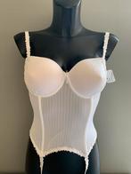 Marie jo torselet maat 70d model frida strapless, Verzenden, Wit, Body of Korset