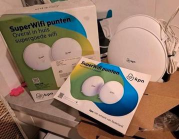 KPN SuperWifi – wit – zo goed als nieuw – €15,- per stuk beschikbaar voor biedingen