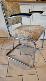 Oude W H Gispen Fauteuil 1930 nette staat verkerend, Huis en Inrichting, Stoelen, Gebruikt, Gispen vintage Design, Eén, Ophalen