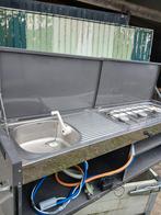 Camping keuken met spoelbak en gasfornuis, Ophalen, Gebruikt