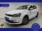 Volkswagen Polo 1.0 75-PK / BlUEMOTION / HIGH-LINE / BLACK-W, Auto's, Stof, Zwart, Wit, Origineel Nederlands