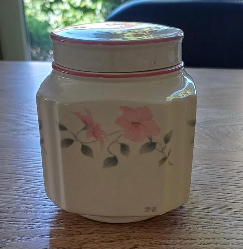 Vintage Douwe Egberts Tea Caddy, Huis en Inrichting, Keuken | Servies, Gebruikt, Overige typen, Overige stijlen, Porselein, Ophalen of Verzenden