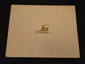 Brochure map Citroën SM  beschikbaar voor biedingen