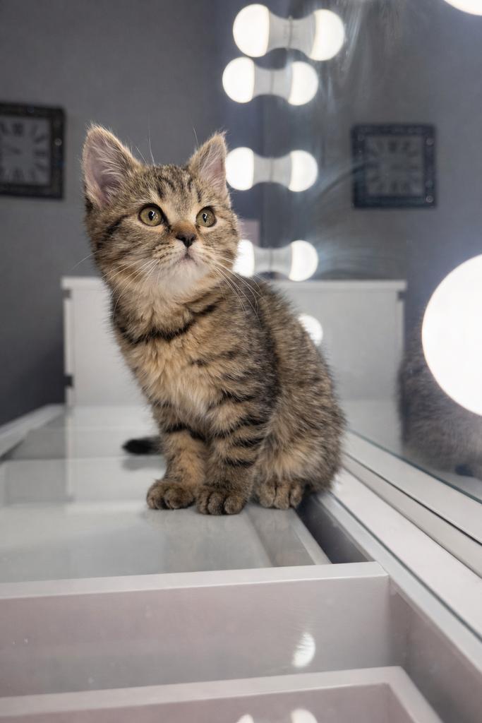 Britse korthaar kitten tabby, Dieren en Toebehoren, Kattenspeelgoed, Ophalen