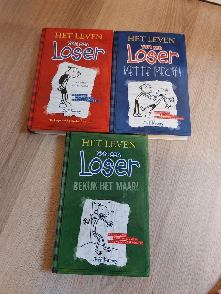 Het leven van een loser boeken deel 1, 2 en 3, Boeken, Kinderboeken | Jeugd | 10 tot 12 jaar, Ophalen of Verzenden